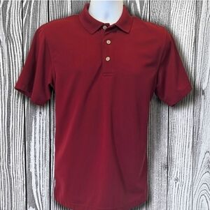 Cubavera Deep Red Polo Shirt